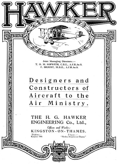 Hawker Aircraft                                                  