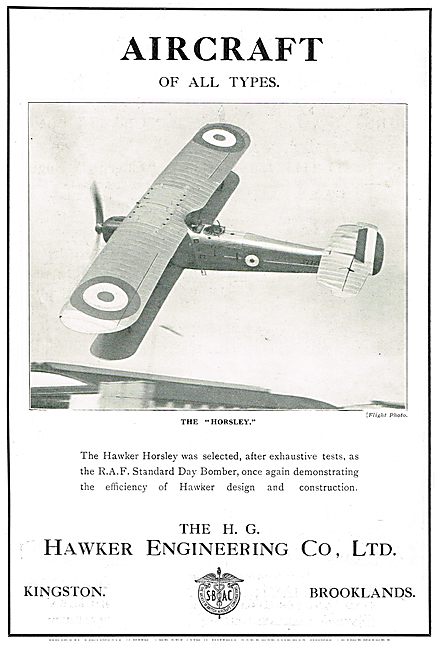 Hawker Horseley RAF Day Bomber                                   