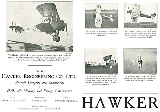 Hawker Heron Single Seater Fighter - Hawker Danecock             