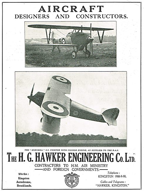 Hawker Hornbill Single Seater Fighter (Condor Engine)            