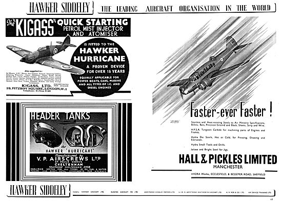 Hawker Siddeley : Kigass Ltd : V.P.Airscrews Ltd                 