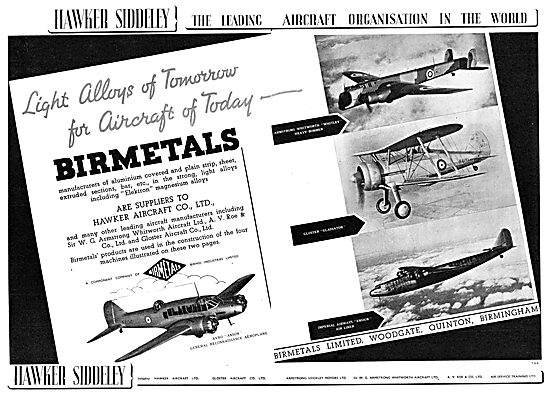 Hawker Siddeley : Birmetals Ltd                                  