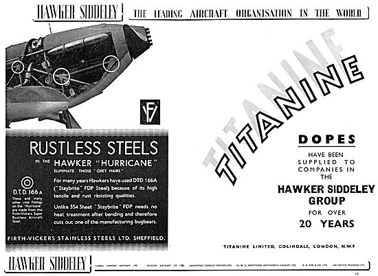 Hawker Siddeley : Firth-Vickers Stainless Steels Ltd             