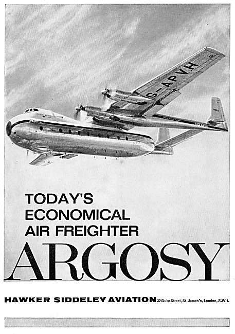 Hawker Siddeley  Armstrong Whitworth Argosy - Freighter          