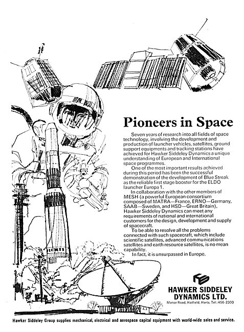 Hawker Siddeley - Space Technology                               