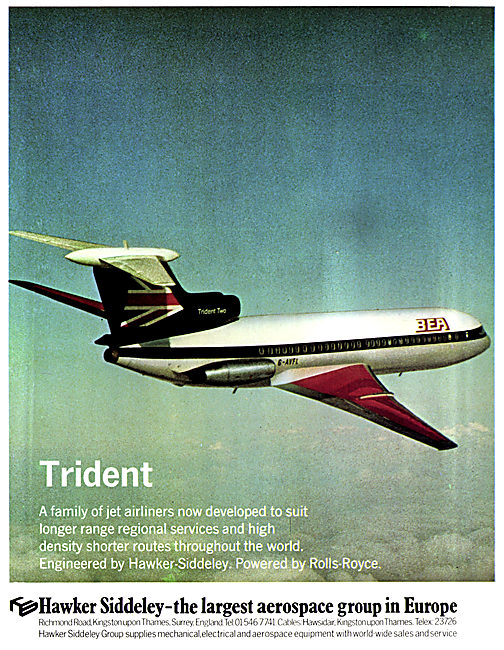 Hawker Siddeley Trident                                          