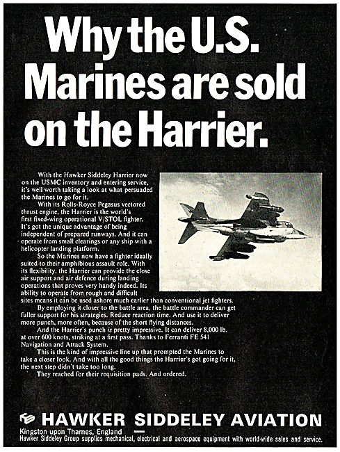 Hawker Siddeley Harrier                                          