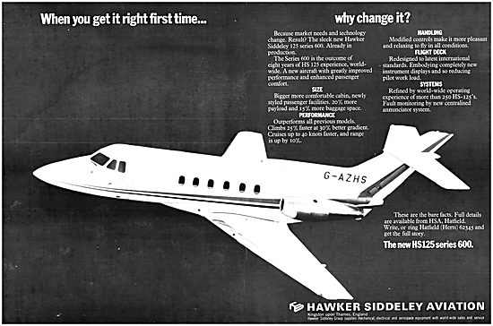 Hawker Siddeley 125 HS125                                        
