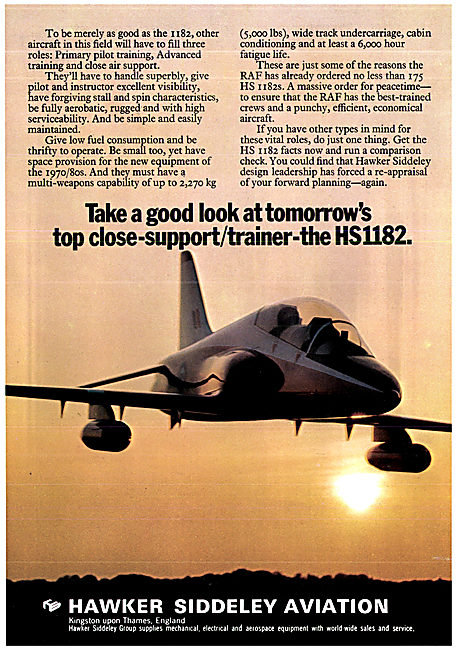 Hawker Siddeley 1182  Hawker Siddeley Hawk                       