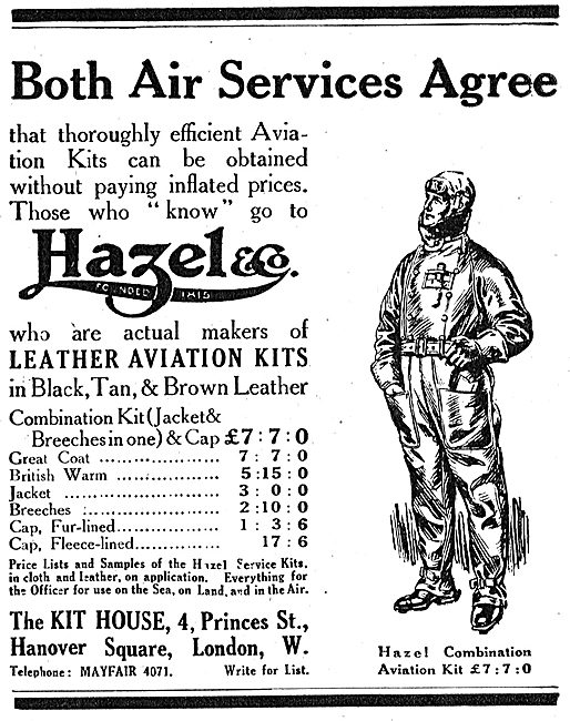 The Air Services Agree That Hazel & Co Aviators Kit Is Efficient.