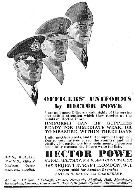 Hector Powe - RAF Officers' Unforms                              