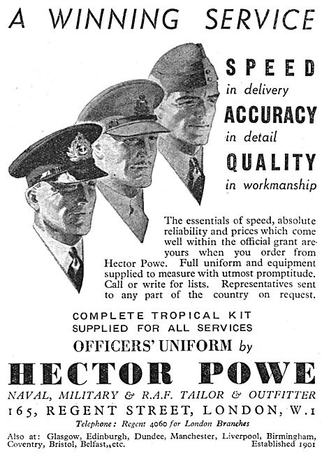 Hector Powe RAF Outfitter                                        