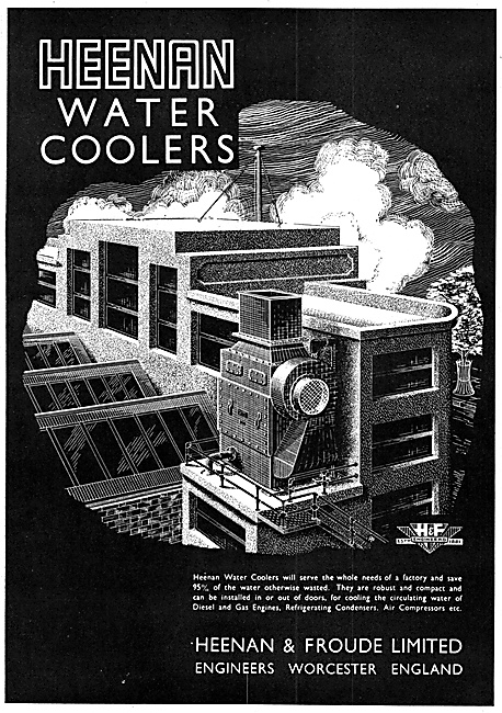 Heenan & Froude Industrial Water Coolers 1944                    