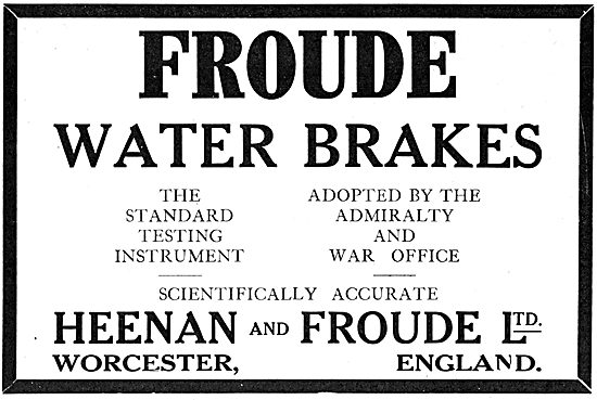 Heenan & Froude Water Brakes                                     