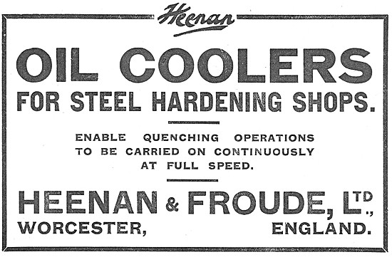 Heenan & Froude Oil Coolers For Steel Hardening                  