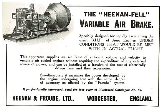 Heenan-Fell Variable Air Brake Dynamometer                       