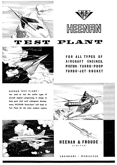 Heenan & Froude Dynamometers & Aero Engine Test Plants           
