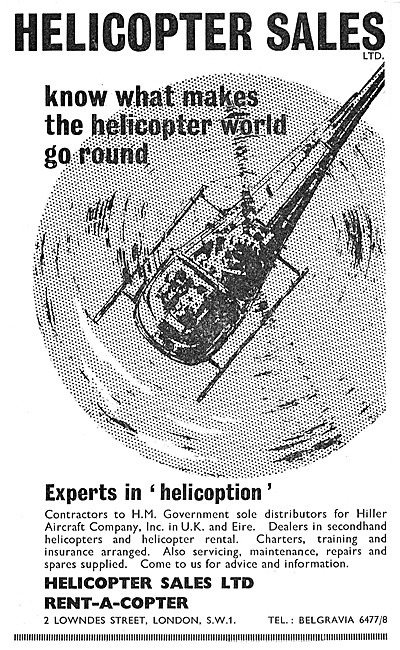 Helicopter Sales Helicop-Air - Rent-A-Copter 1965                