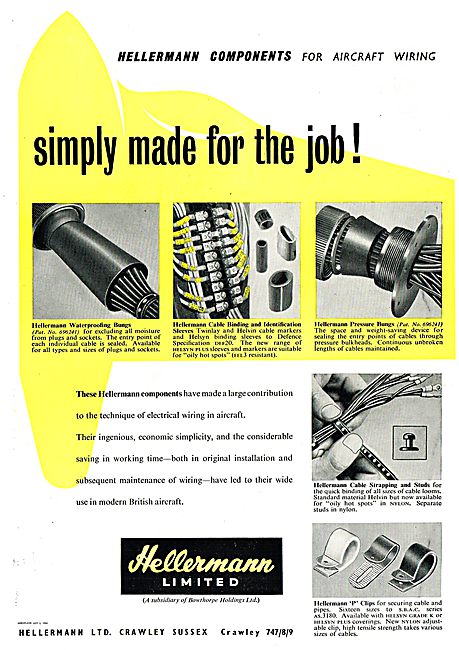 Hellermann Components For Aircraft Wiring                        