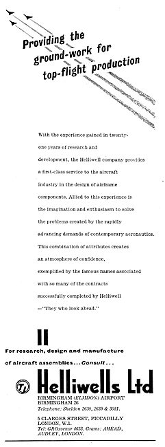 Helliwells Aeronautical Engineering                              