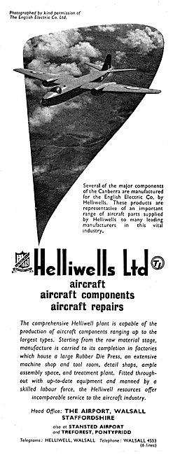 Helliwells Aircraft Components & Repairs                         
