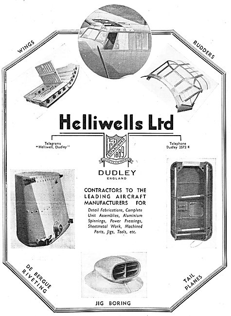 Helliwells Aviation Component Manufacturers & Contractors        