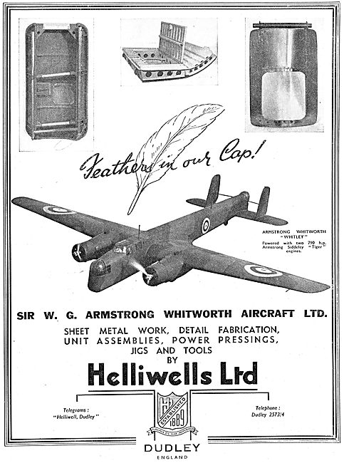 Helliwells Aviation Component Manufacturers & Contractors        