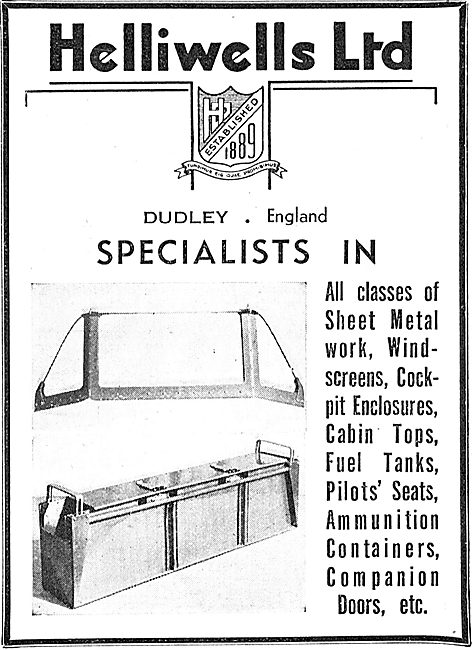 Helliwells Aviation Component Manufacturers & Contractors        