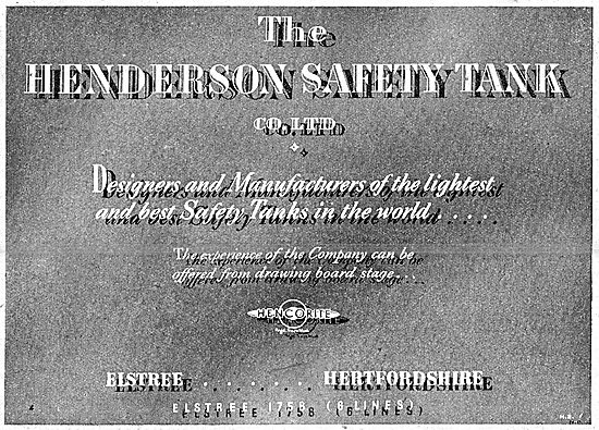 Henderson Safety Tank                                            