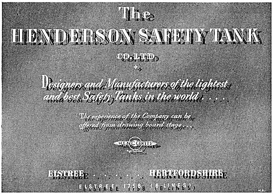 Henderson Safety Tank                                            