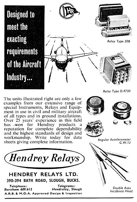 Hendrey Relays For Aircraft:                                     