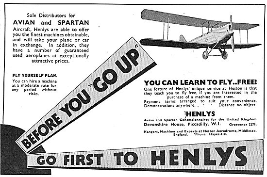 Before You Go Up - Go First To Henlys                            