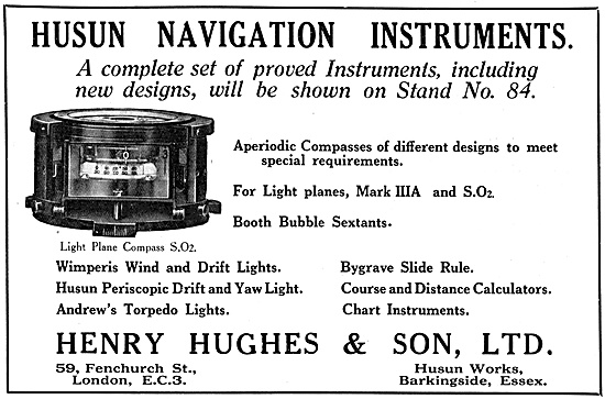 Henry Hughes Husun Navigation Instruments                        