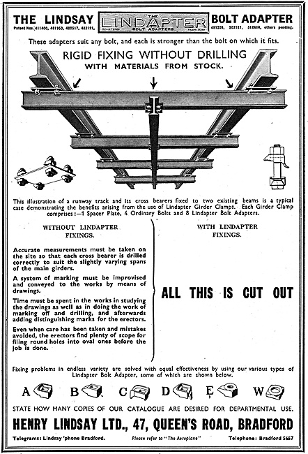 Henry Lindsay Ltd : Lindapter Factory Fittings                   