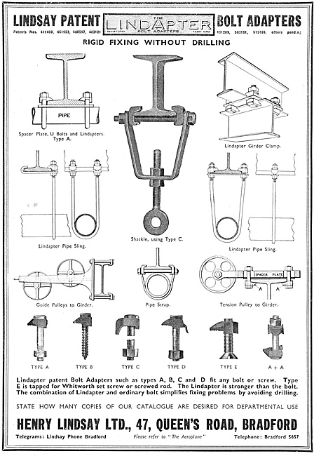 Henry Lindsay Ltd : Lindapter Factory Fittings                   