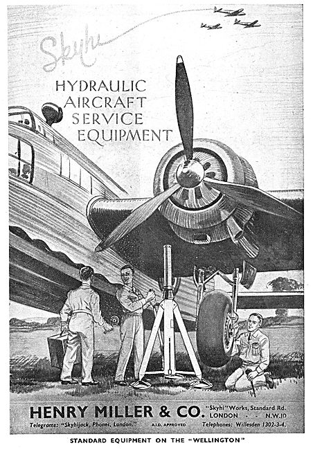 Henry Miller And Co : Skyhi Aircraft Jacks & Servicing Equipment 