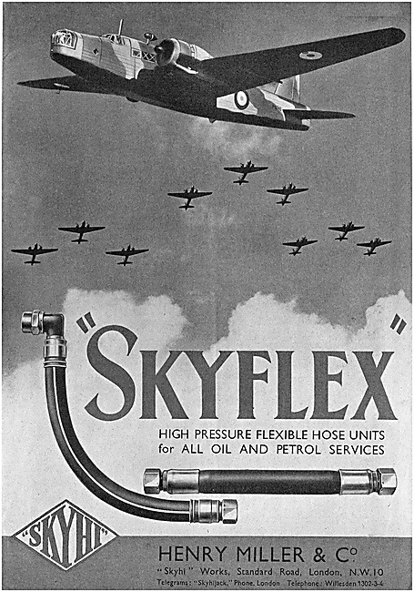 Henry Miller Skyflex Flexible Hoses 1940                         