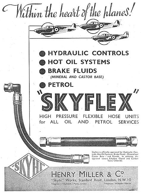 Henry Miller And Co :  Skyhi Aircraft Jacks & Skyflex Hoses      