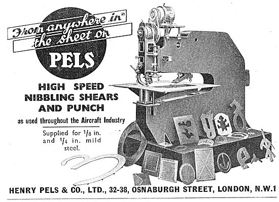 Henry Pels & Co: Machine Tools - Nibbling Shears & Punch         