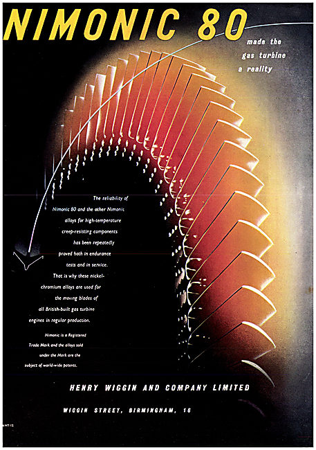 Henry Wiggin Nimonic Alloys                                      