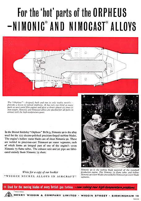 Henry Wiggin Nimonic Alloys - NIMOCAST Alloys                    