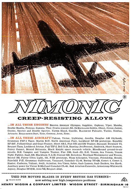 Henry Wiggin Nimonic Alloys                                      