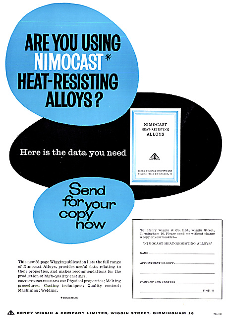 Henry Wiggin Nimonic Alloys - NIMOCAST Heat-Resisting Alloys     