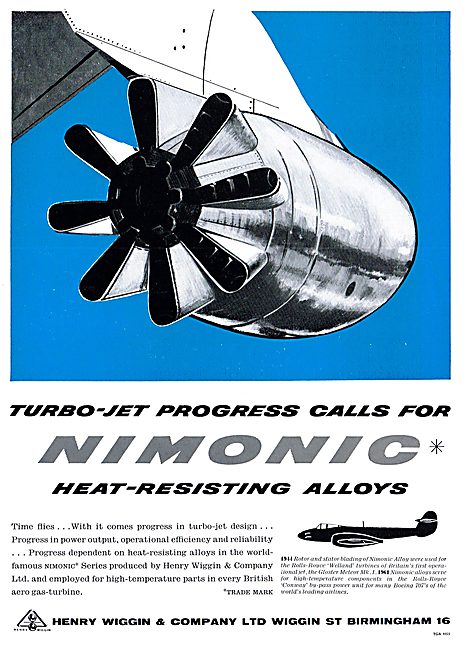 Henry Wiggin Aero Engine Heat Resisting Alloys                   