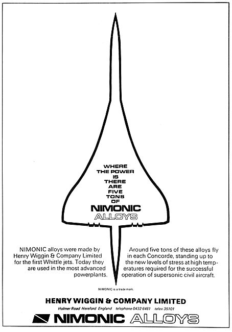 Henry Wiggin Nimonic Alloys                                      