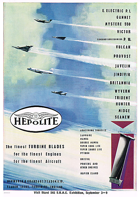 Hepolite Turbine Blades For Aircraft                             