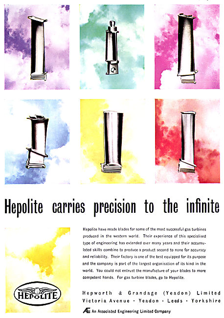 Hepolite Gas Turbine Blades                                      