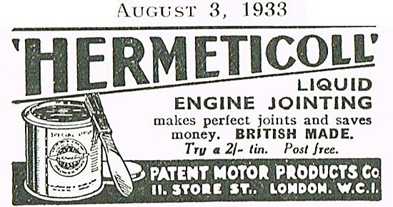 Hermeticoll Liquid Engine Jointing Compound                      