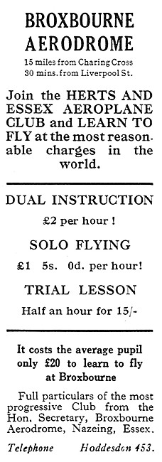 Herts & Essex Aero Club Broxbourne                               