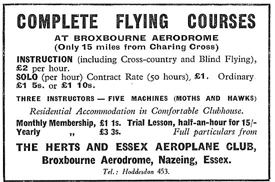 Herts & Essex Aero Club - Complete Flying Training Courses       